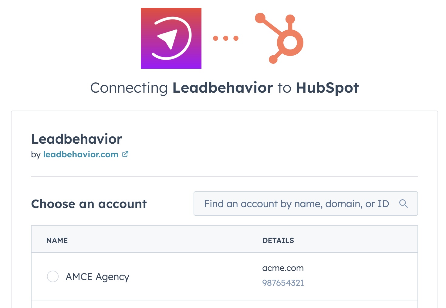 Leadbehavior HubSpot Installation